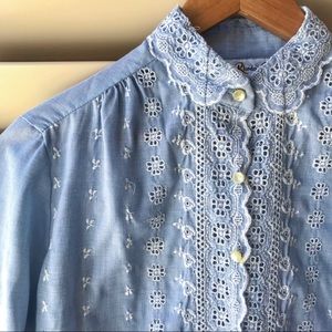 Vintage Rhonda Lee Western Blouse
